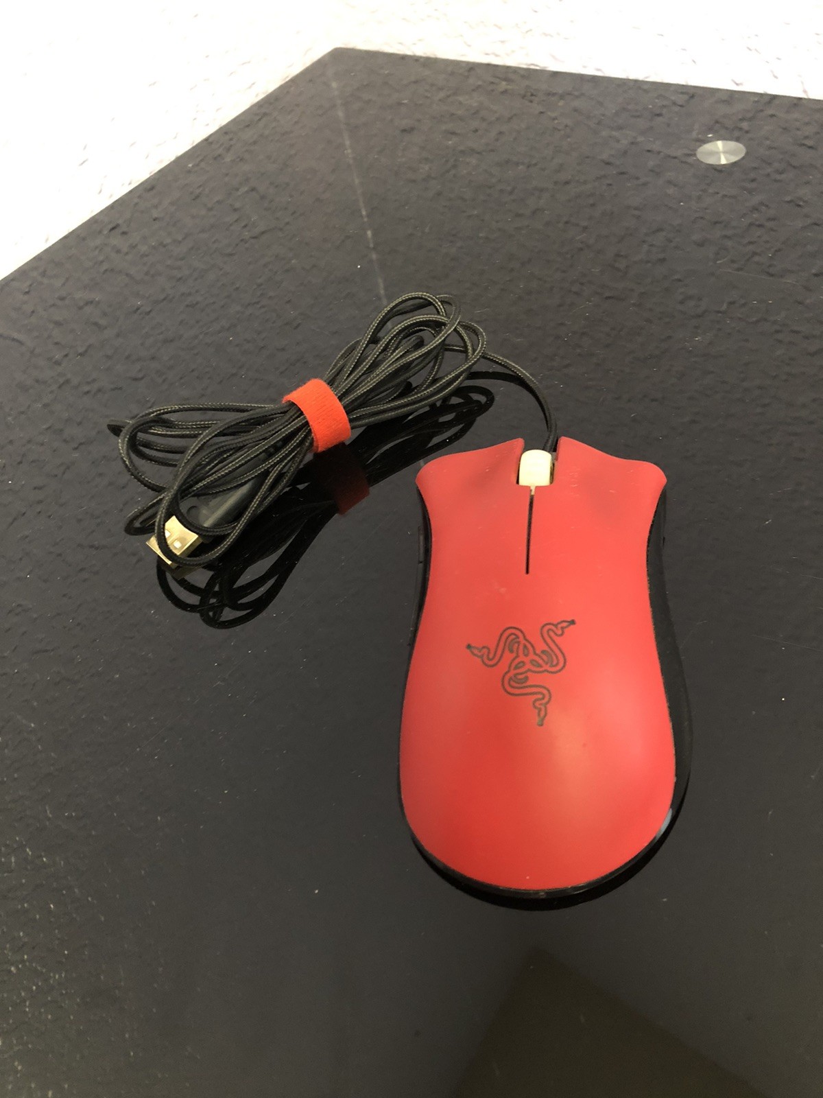 EXTREMELY RARE RED Razer Deathadder 3500 RZ01-0015 Ergonomic Gaming Wired Mouse
