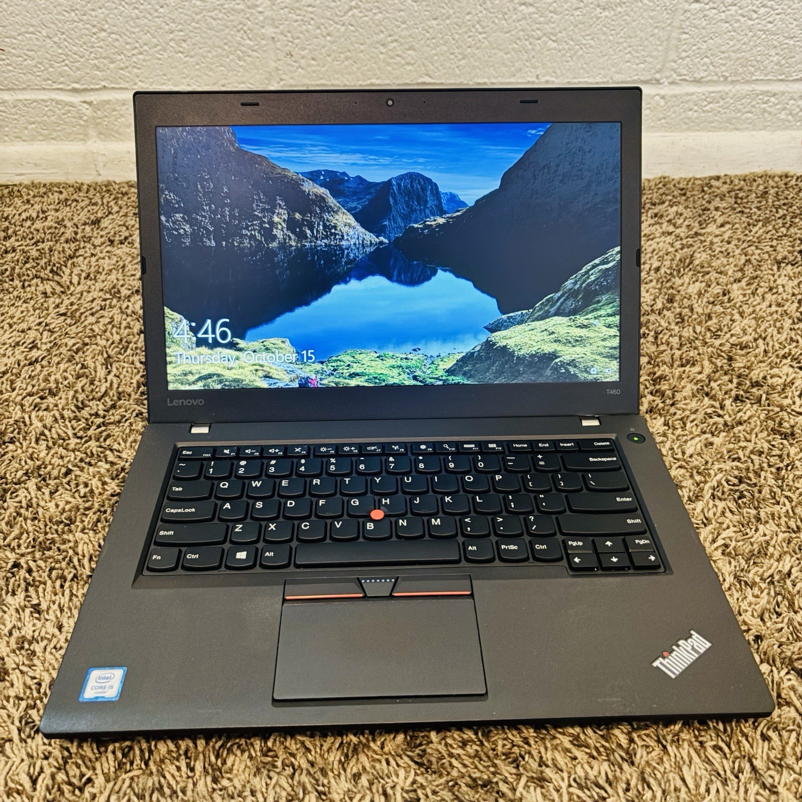 Lenovo ThinkPad T460 14" Intel Core I5-6300U @2.40GHz 8GB RAM 256GB SSD 