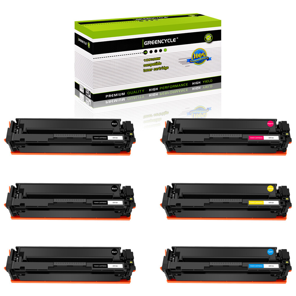 6PK Toner Set Fit for HP 204A Color LaserJet Pro MFP M180nw M181fw M154nw CF510A