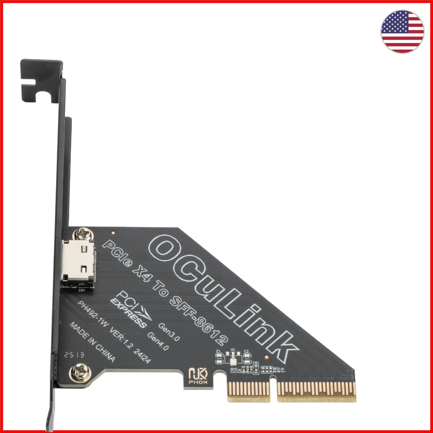 Blazing-Fast PCIe 4.0 x4 Riser Card for Mini PCs - Mac/Windows/Linux Friendly