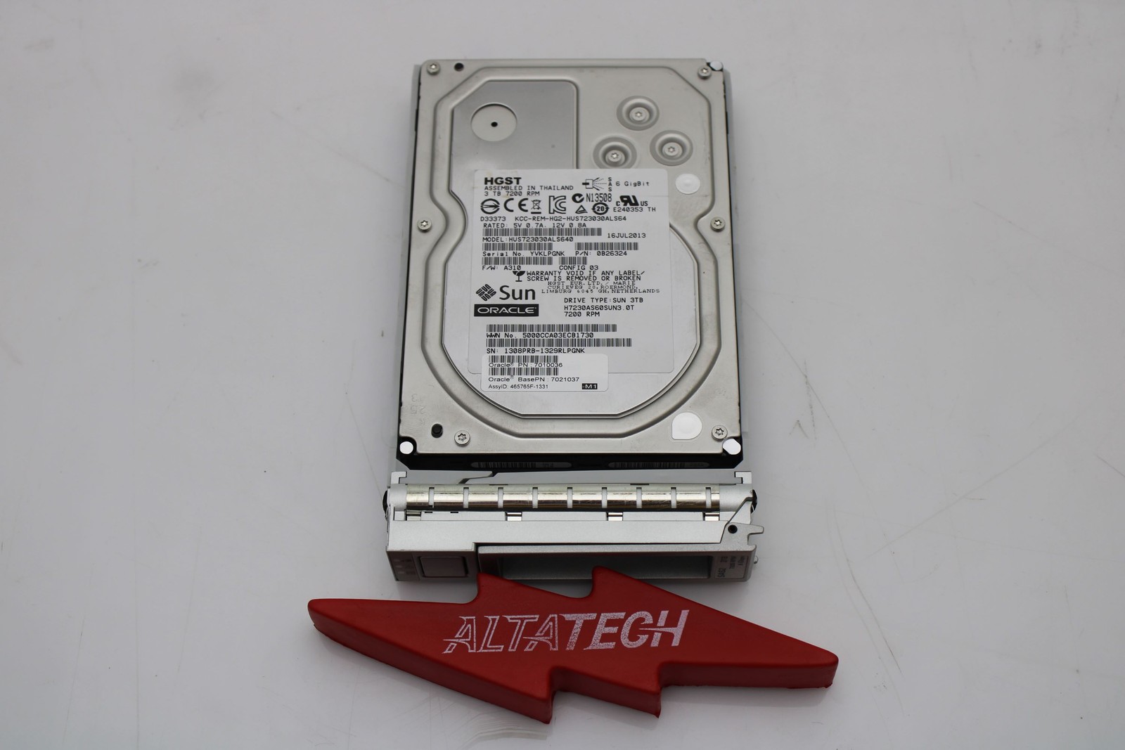 Sun Microsystems 7010036 3TB 7200 RPM SAS HDD W/BRACKET