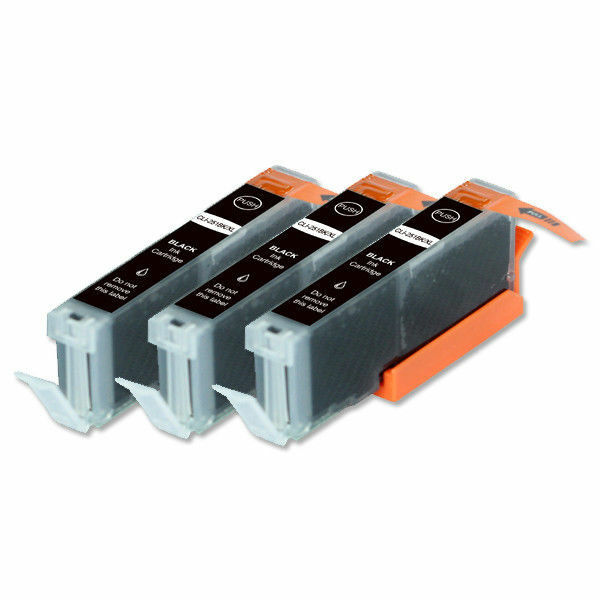 3 PK BLACK Printer Ink Cartridge + LED Chip for CLI-271XL MG5720 MG5721 MG5722