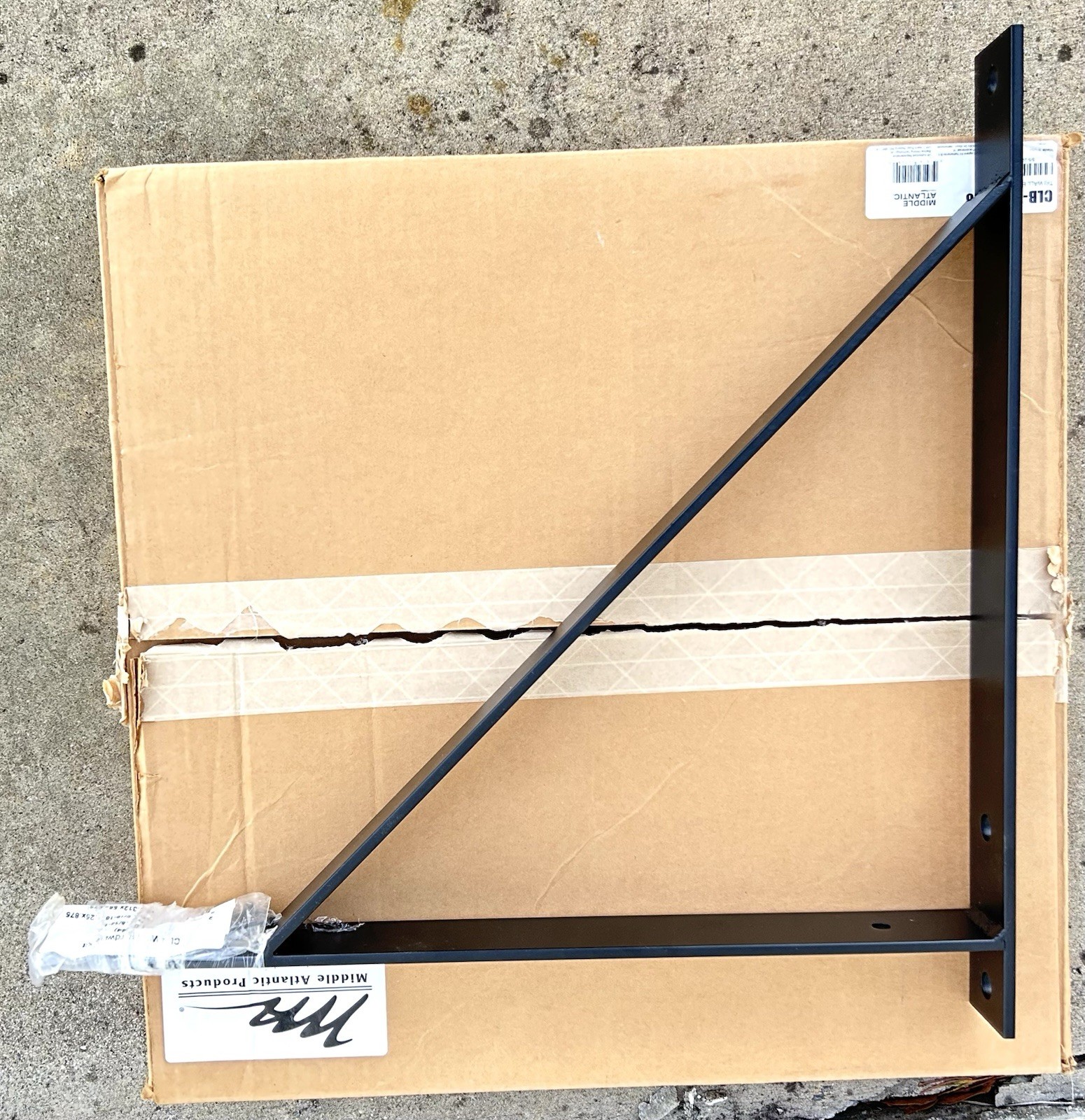 Middle Atlantic CLB-TSB-W18 Wall Support Bracket TRI WALL BKT,12",15"18"