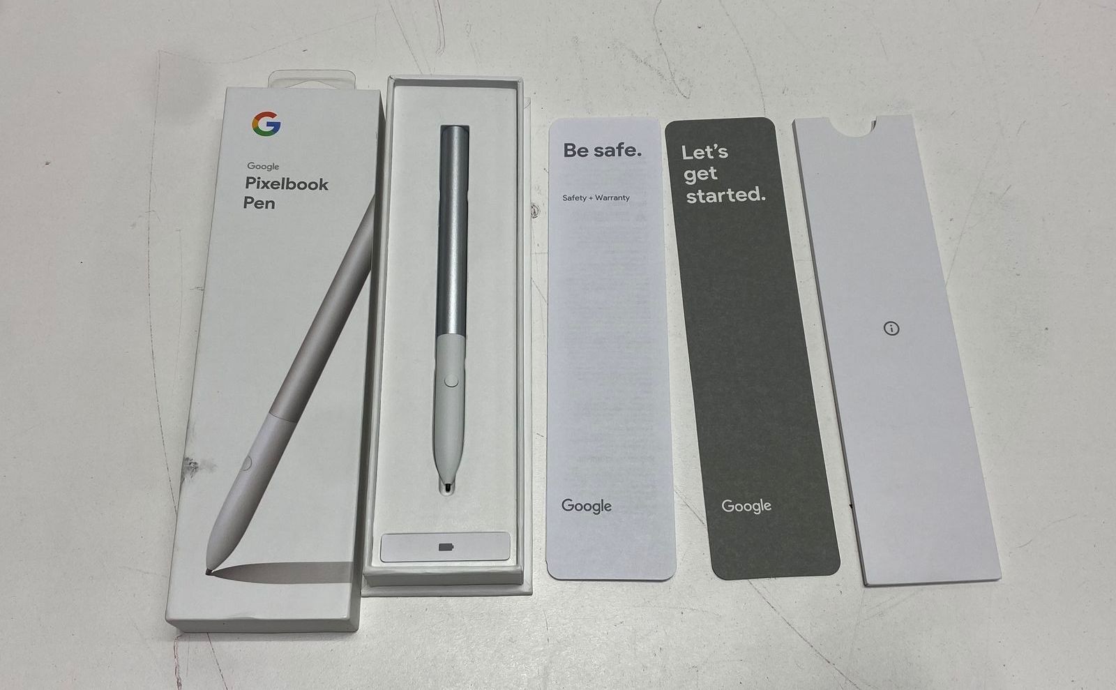 Google Pixelbook Pen C0B Stylus Chalk Silver For Parts or Repair Only