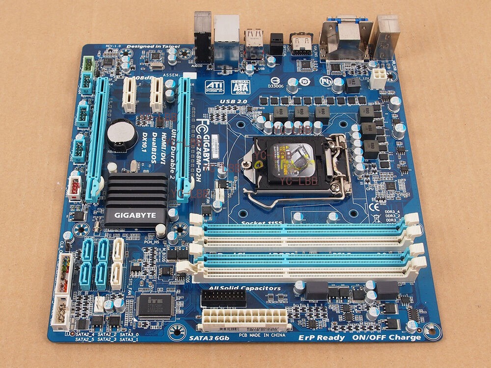 Gigabyte GA-Z68M-D2H Motherboard LGA 1155 DDR3 Intel Z68 Express