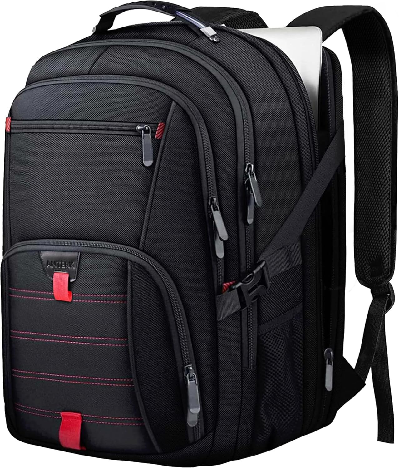 ANTERK Extra Large Travel Laptop Backpack 17.3 In Carry on 17 inch, Black