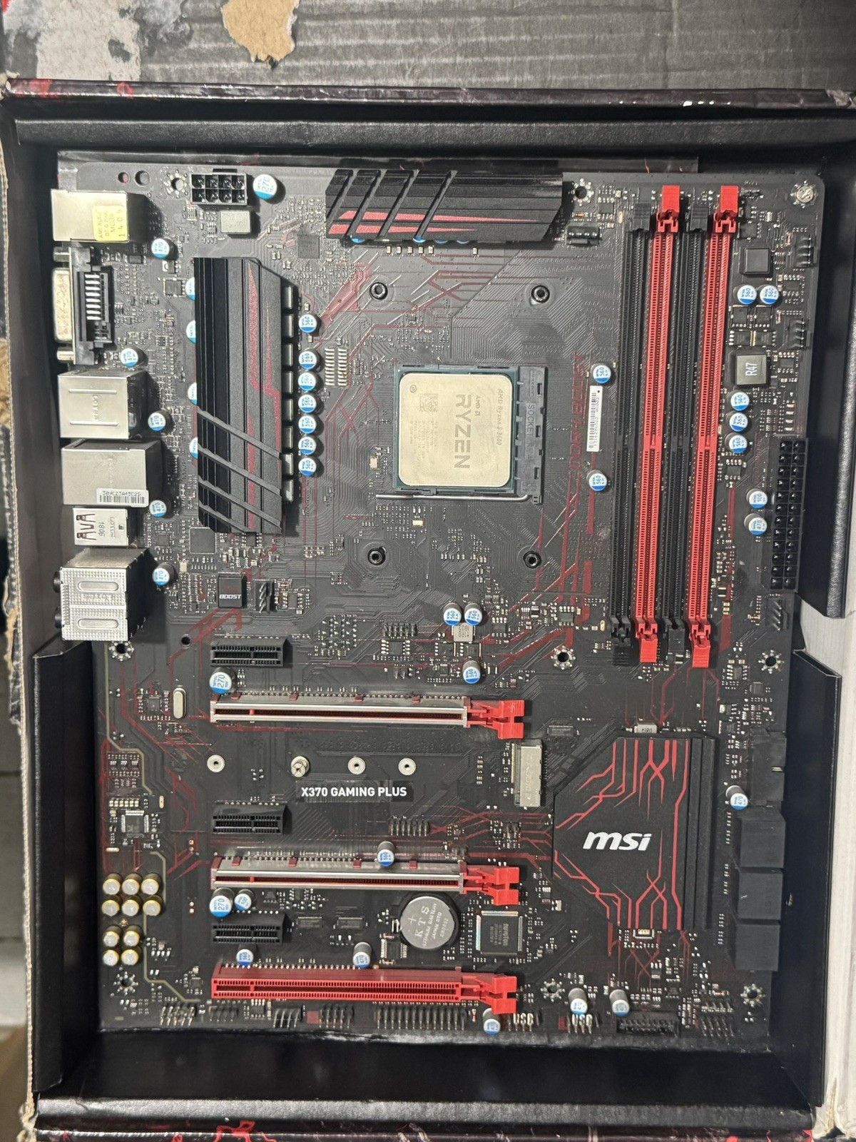 MSI X370 GAMING PLUS ATX AM4 AND RYZEN 5 3600 MOBO/CPU COMBO