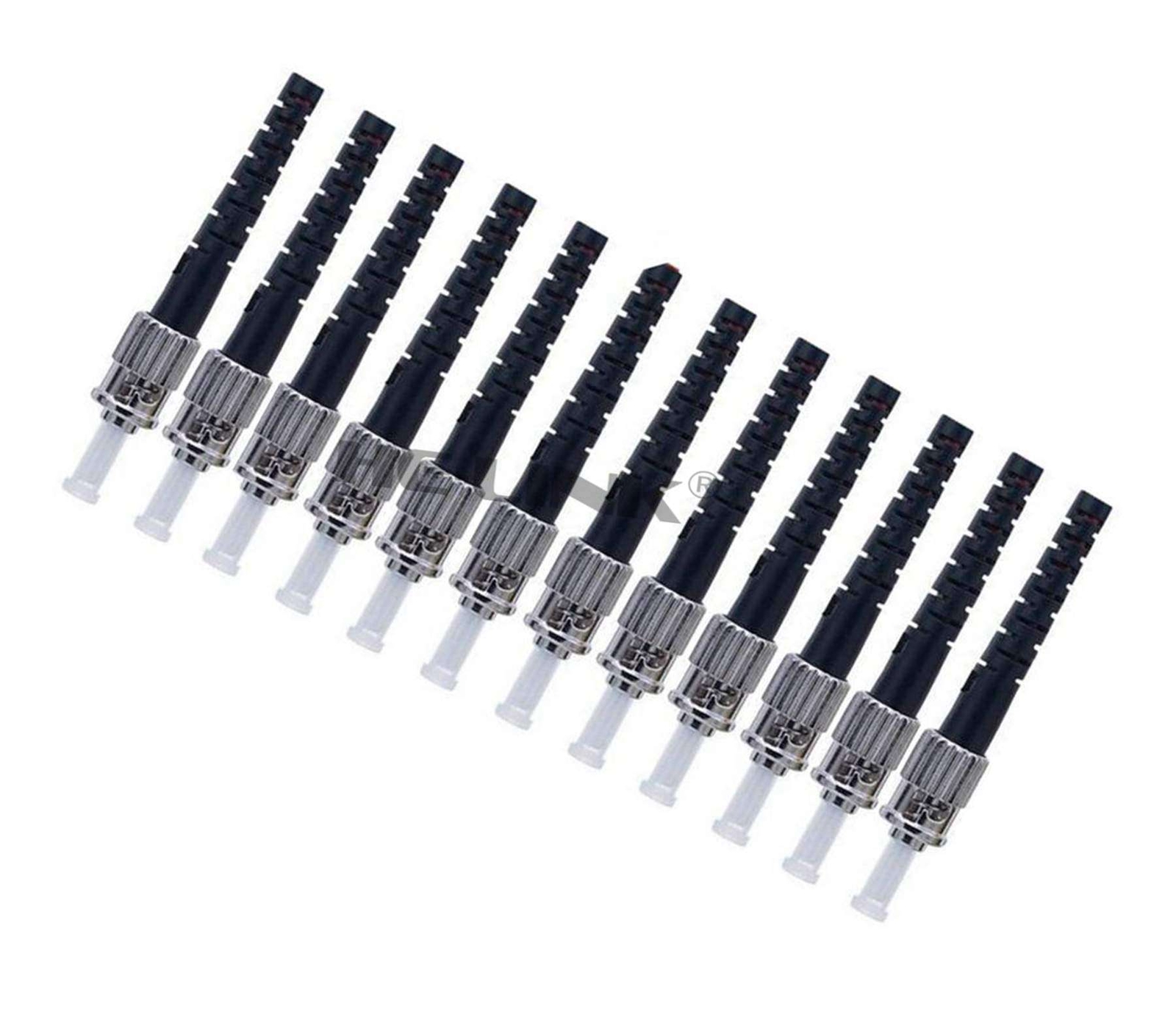 100M ST-ST Indoor Armored Singlemode 12 Strands Fiber Patch Cord Cable