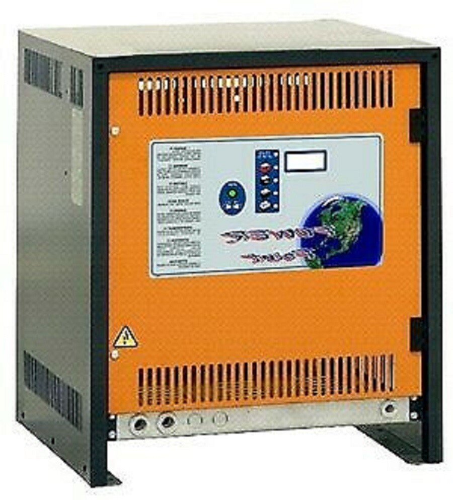 FORKLIFT BATTERY CHARGER 1 SINGLE PHASE 24V 120A 600-840 AMP HOUR AH 208-240-480