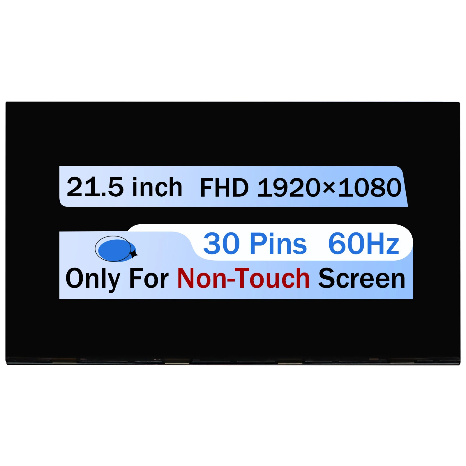 New 21.5" for HP 22-dg0001na LCD Screen Display Replacement Non-Touch FHD 30 Pin