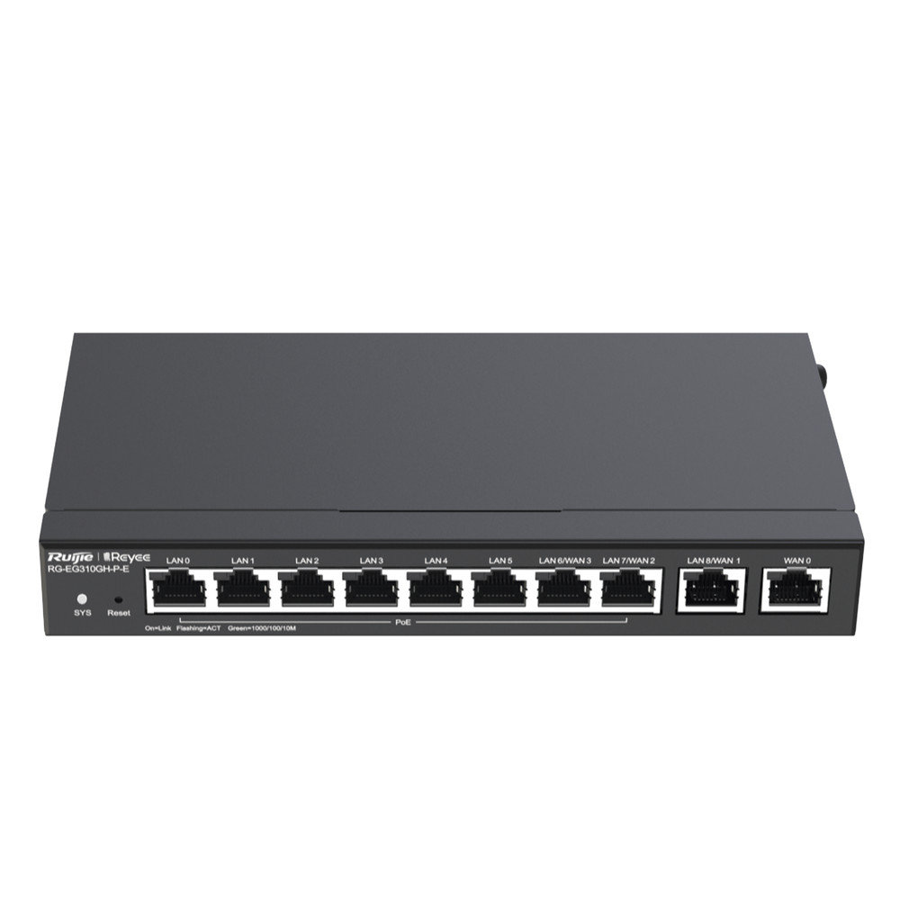 Reyee RG-EG310GH-P-E 10-Port High-Performance Cloud Managed PoE Office Router