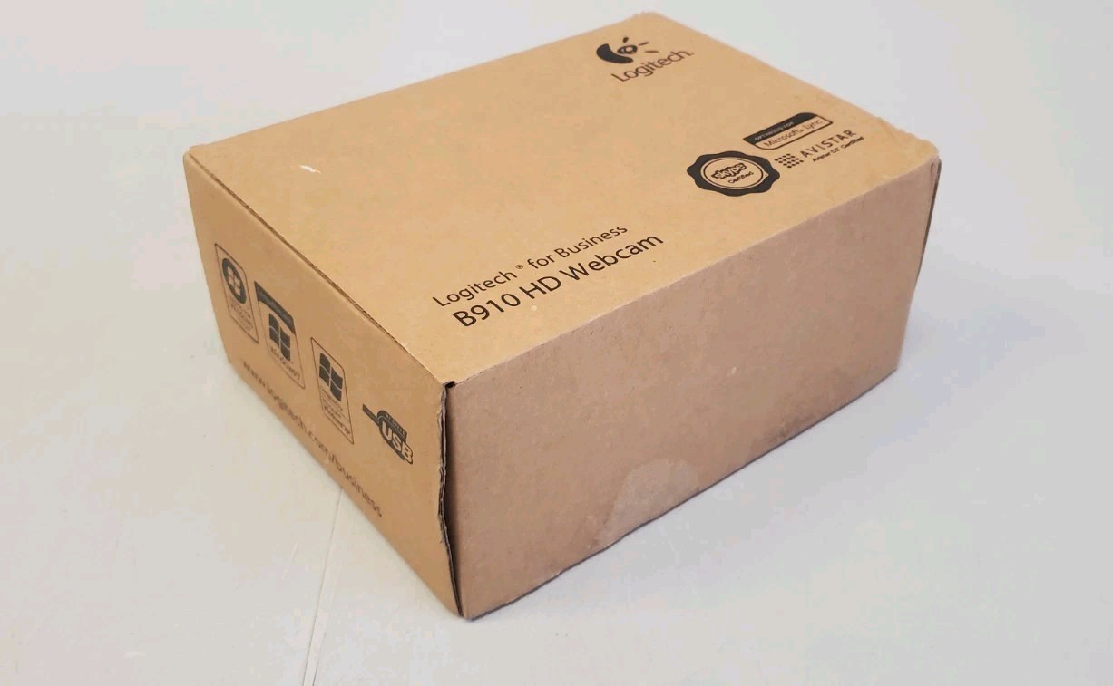 Logitech B910 HD WebCam 960-000683 USB New In Box