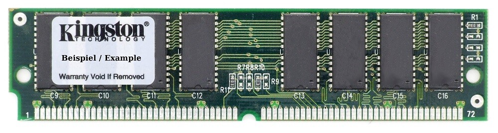 16MB Kit (2x8MB) Kingston Double Sided EDO Memory RAM KTC2430/16 CE 2015-024.A00