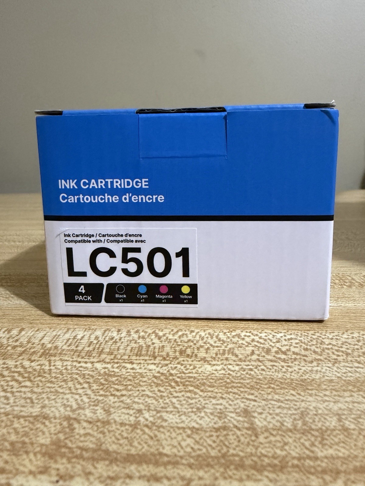 LC501 MFC-J1360DW Ink Cartridges for Brother Printer LC501XL LC 501 Series 4 Pk