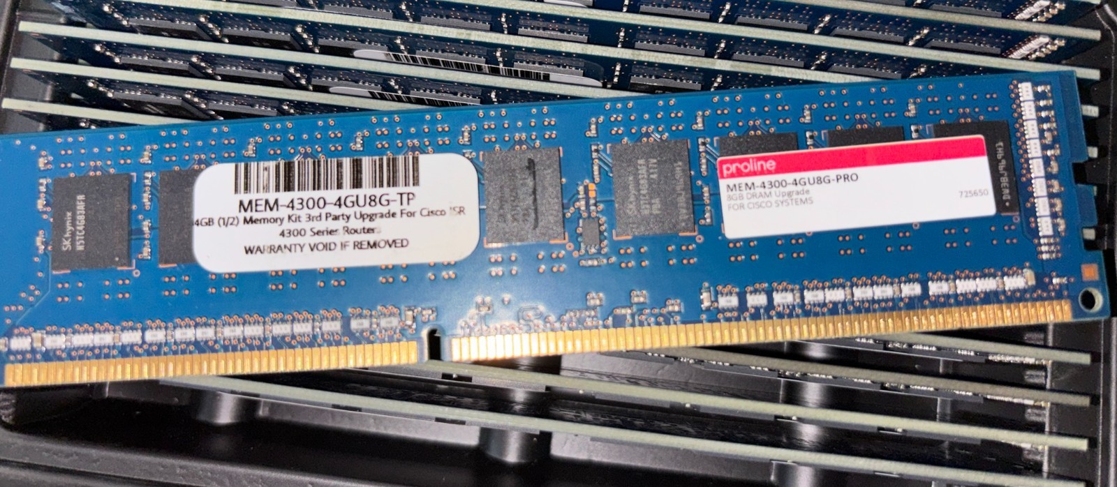 Proline DRAM DIMM Memory Upgrade Modules Cisco 4300 Series MEM-4300 LOT of 25