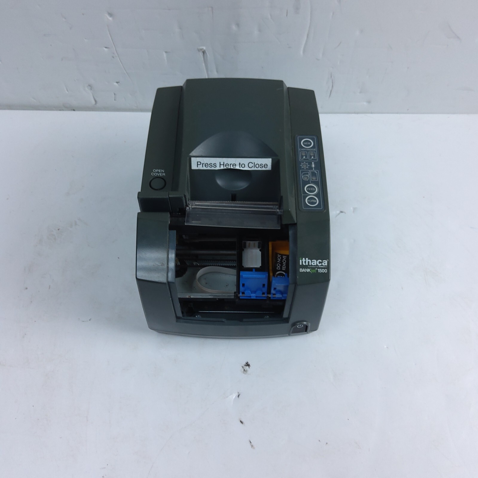 USED HP TransAct Ithaca BANKjet 1500 Inkjet Printer USB POWER TESTED ONLY READ