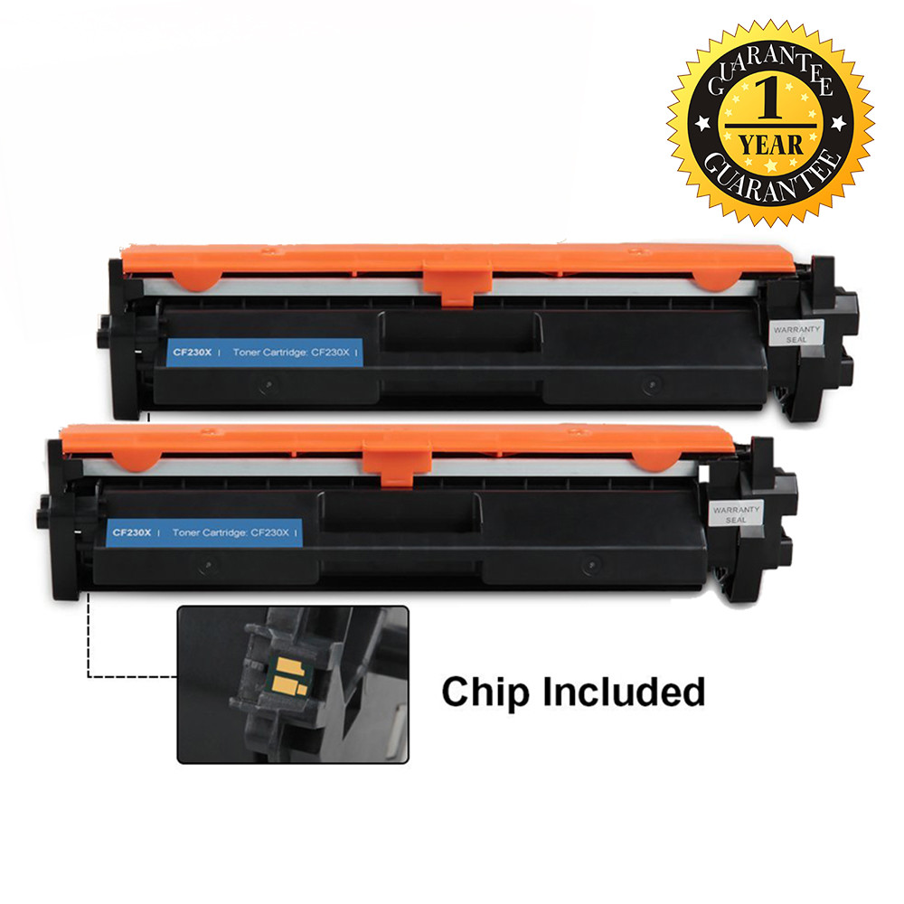 2PK CF230X 30X High Yield Toner Cartridge For HP 30X LaserJet Pro M203d M227fdn