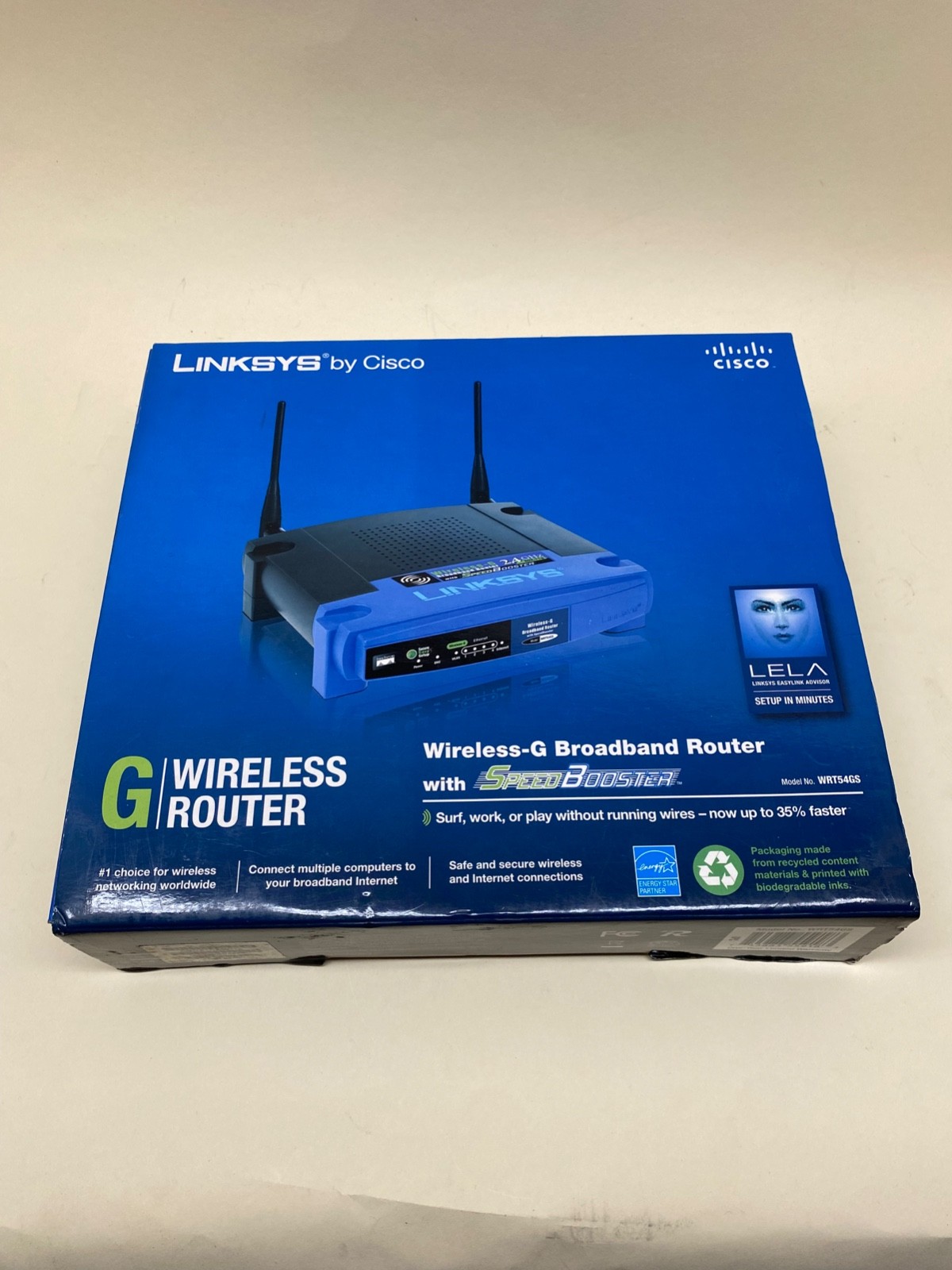 Linksys WRT54GS Version V7.2 Wireless G Wifi Router WIRELESS ROUTER Open Box