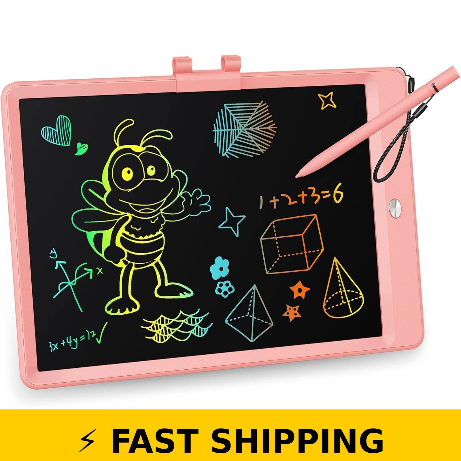 KOKODI 10 Inch LCD Writing Tablet for Kids - Colorful Doodle Board