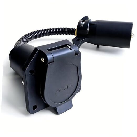 RV Camera Adapter with Power Switch—7-Way—Compatible with Furrion Vision S