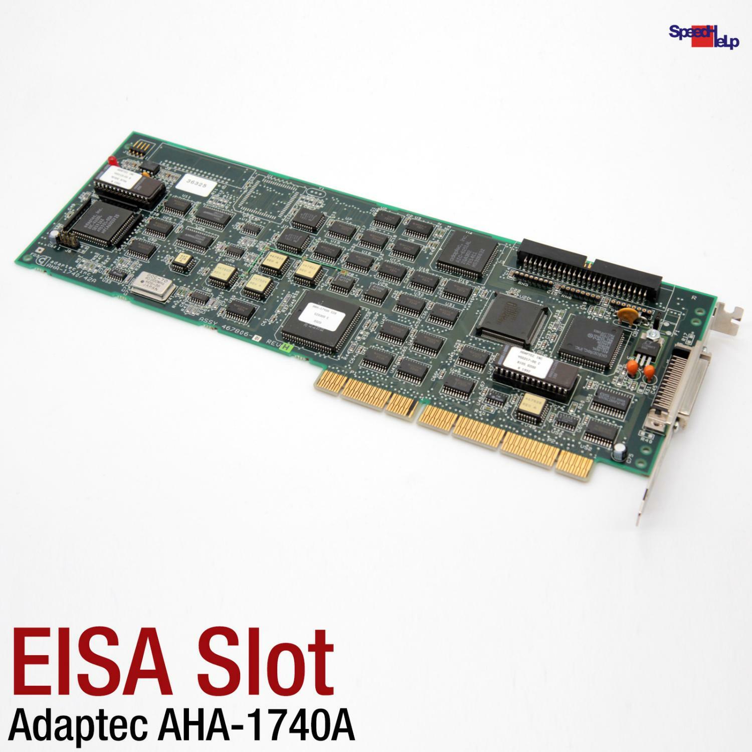 EISA SLOT ADAPTEC AHA-1740 1742 SCSI CONTROLLER ADAPTER 50 PIN PIN AHA-1740/42A