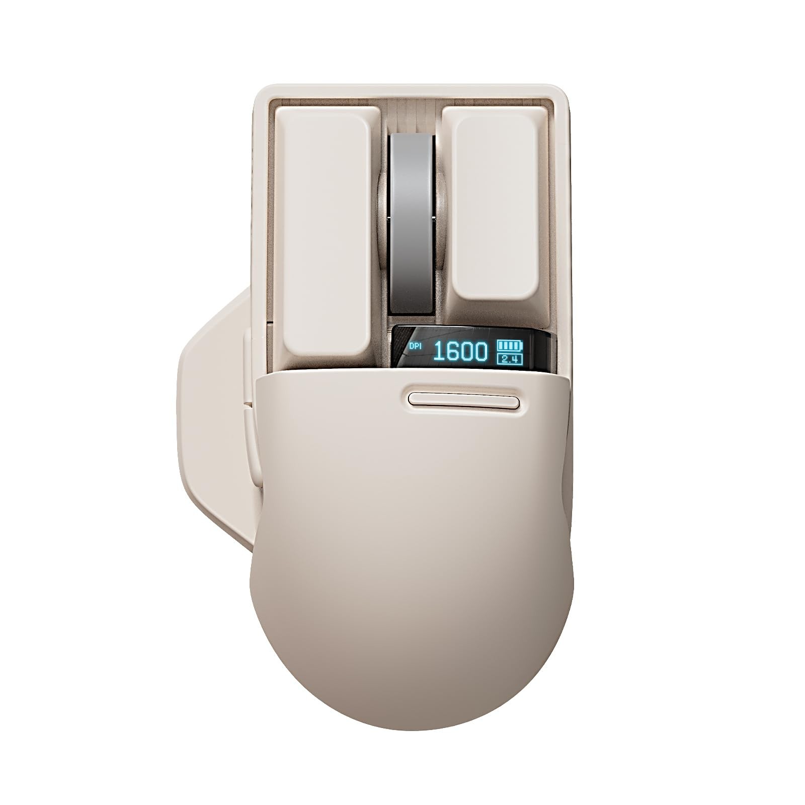 LOFREE Touch PBT Wireless Mouse with USB Receiver, Bluetooth, Tofu Version