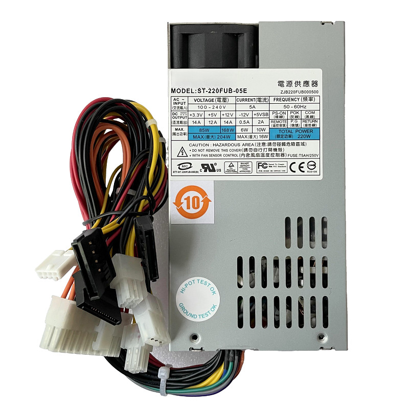 PSU For Seventeam Flex Small 1U 20Pin 220W Switching Power Supply ST-220FUB-05E
