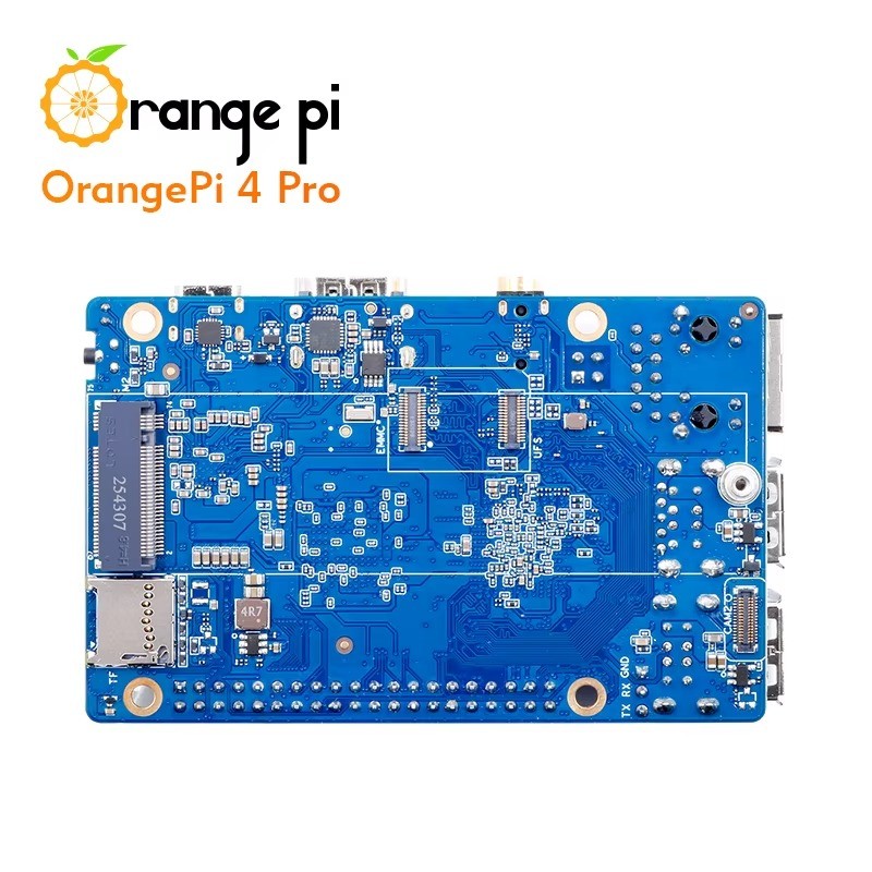 Orange Pi 4 Pro 4GB LPDDR5 Single Board Computer Gigabit 3TOPS NPU M.2 SBC