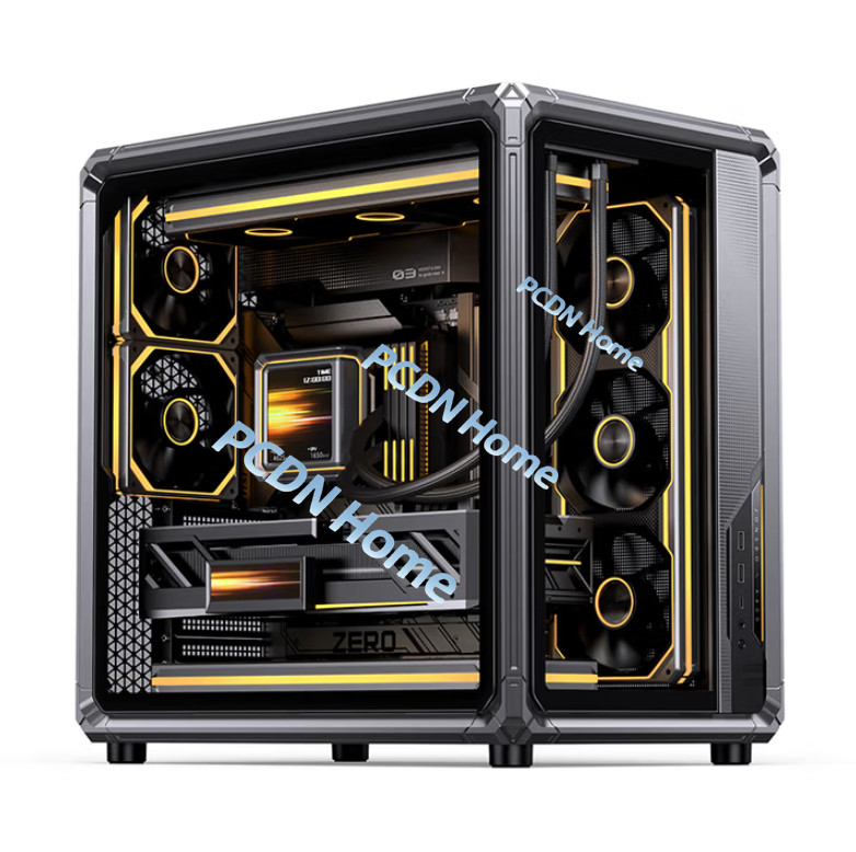 Jonsbo X400 Gray ATX computer case supporting back-plug//