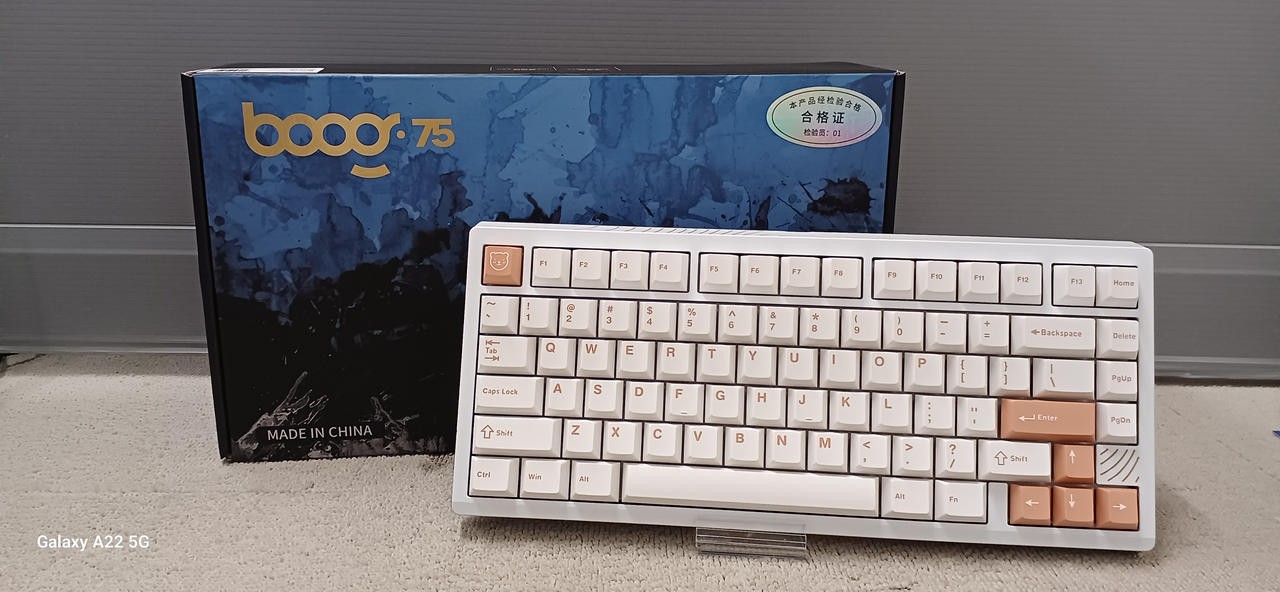 MELETRIX Boog75 Mechanical Gaming Keyboard Red Switch USB Wired 75% Layout