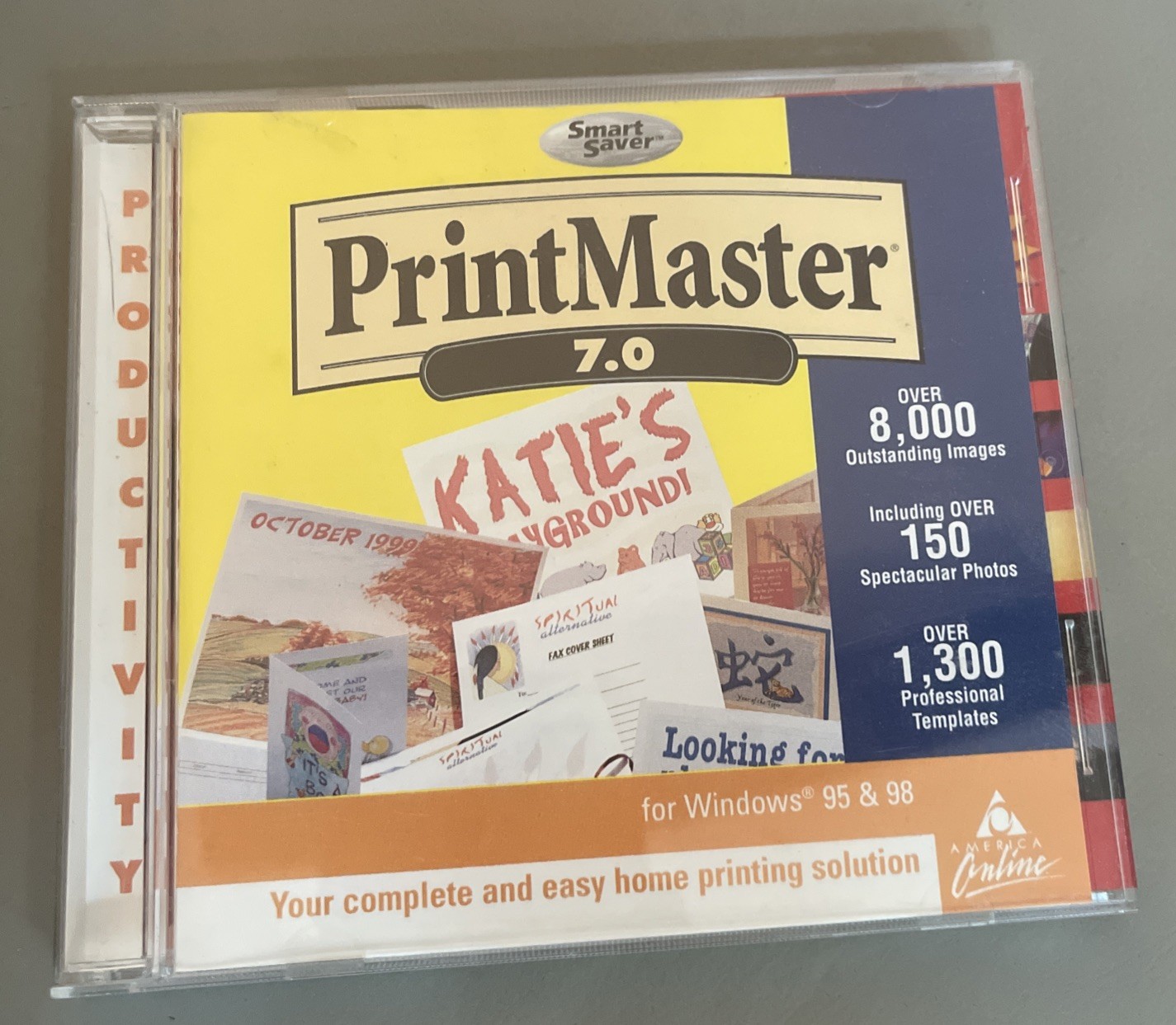PC Software PrintMaster 7.0 Print Master  8000 images Win 95/98  1999