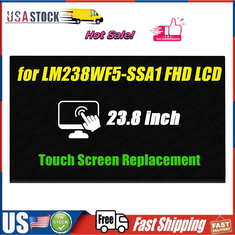 LM238WF5[SS][A1] 23.8" FHD for HP LCD LED Touch Screen Display LM238WF5-SSA1 New