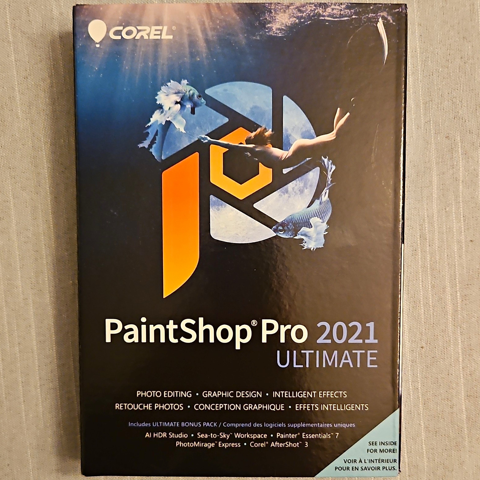 Corel PaintShop Pro 2021 Ultimate Photo Editing CD, Brand New Sealed In Box
