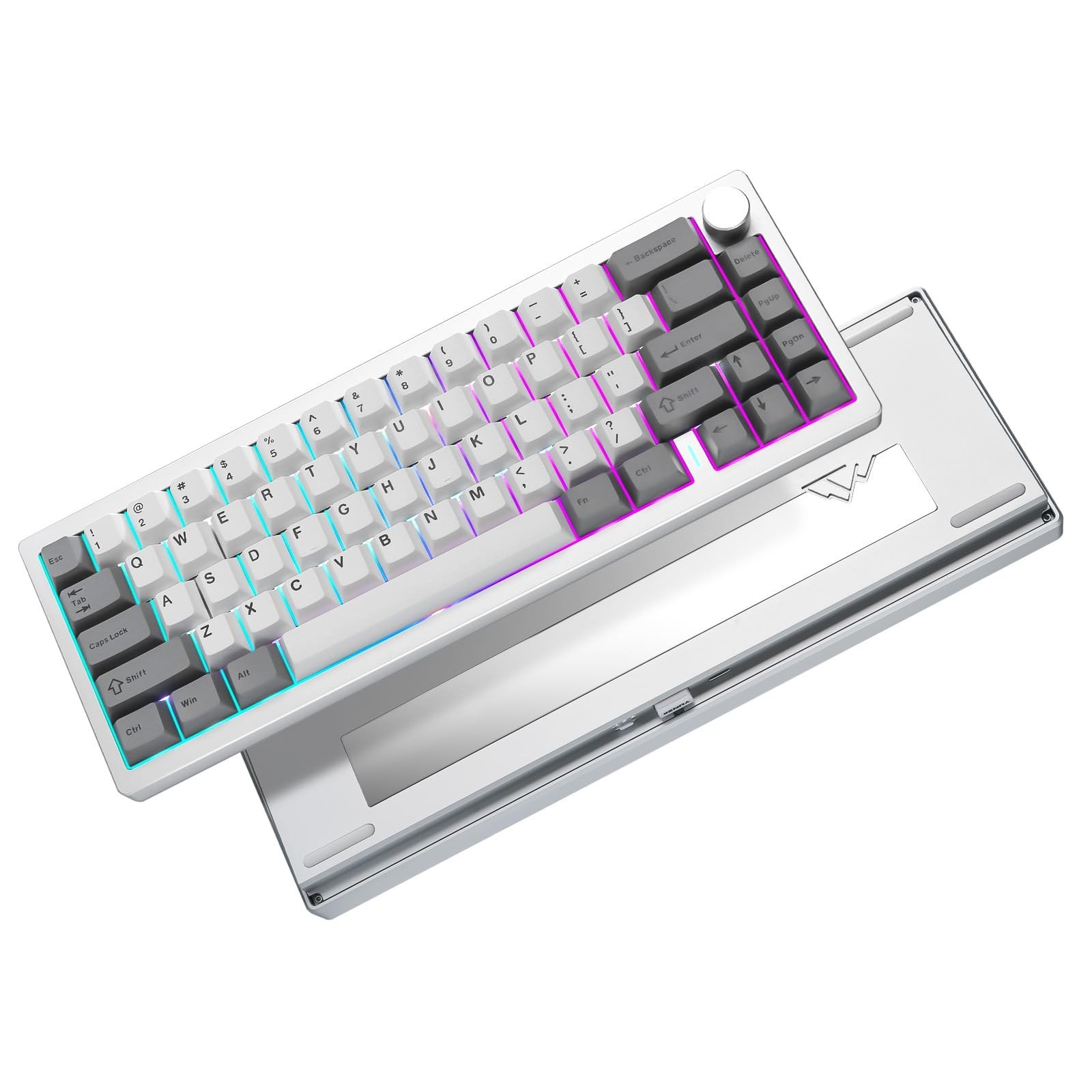 YUNZII AL68 Wireless Mechanical Keyboard, 60% CNC Aluminum, RGB, Hot-Swap