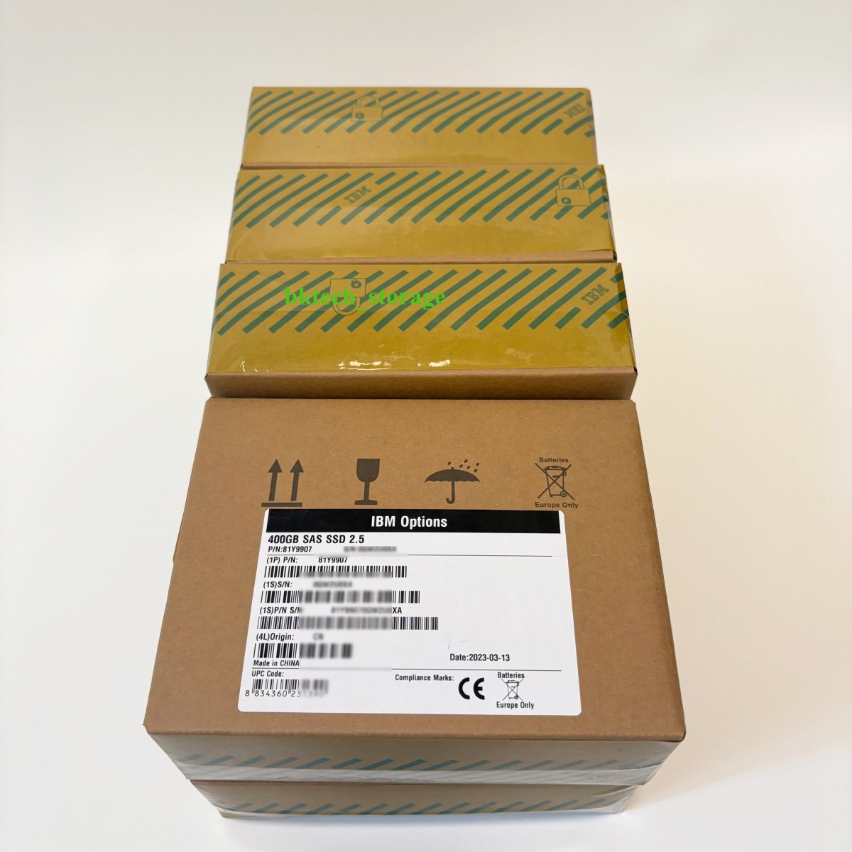 IBM 400GB 81Y9907 49Y2067 SAS 6Gb/s 2.5" SFF DS3524 EXP3524 Hot Swap SSD NEW