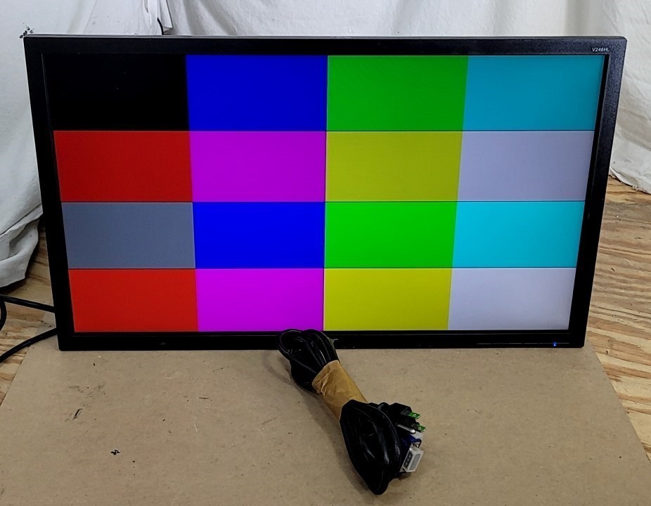 ACER UM.FV6AA.011 V246HL 24" LCD Monitor DP HDMI VGA Grade B NO Base/Stand