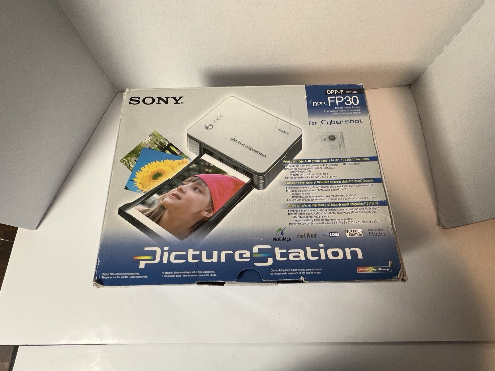 Sony Picture Station Digital Therma Photo Printer DPP-FP30 for Cyber-Shot NOB