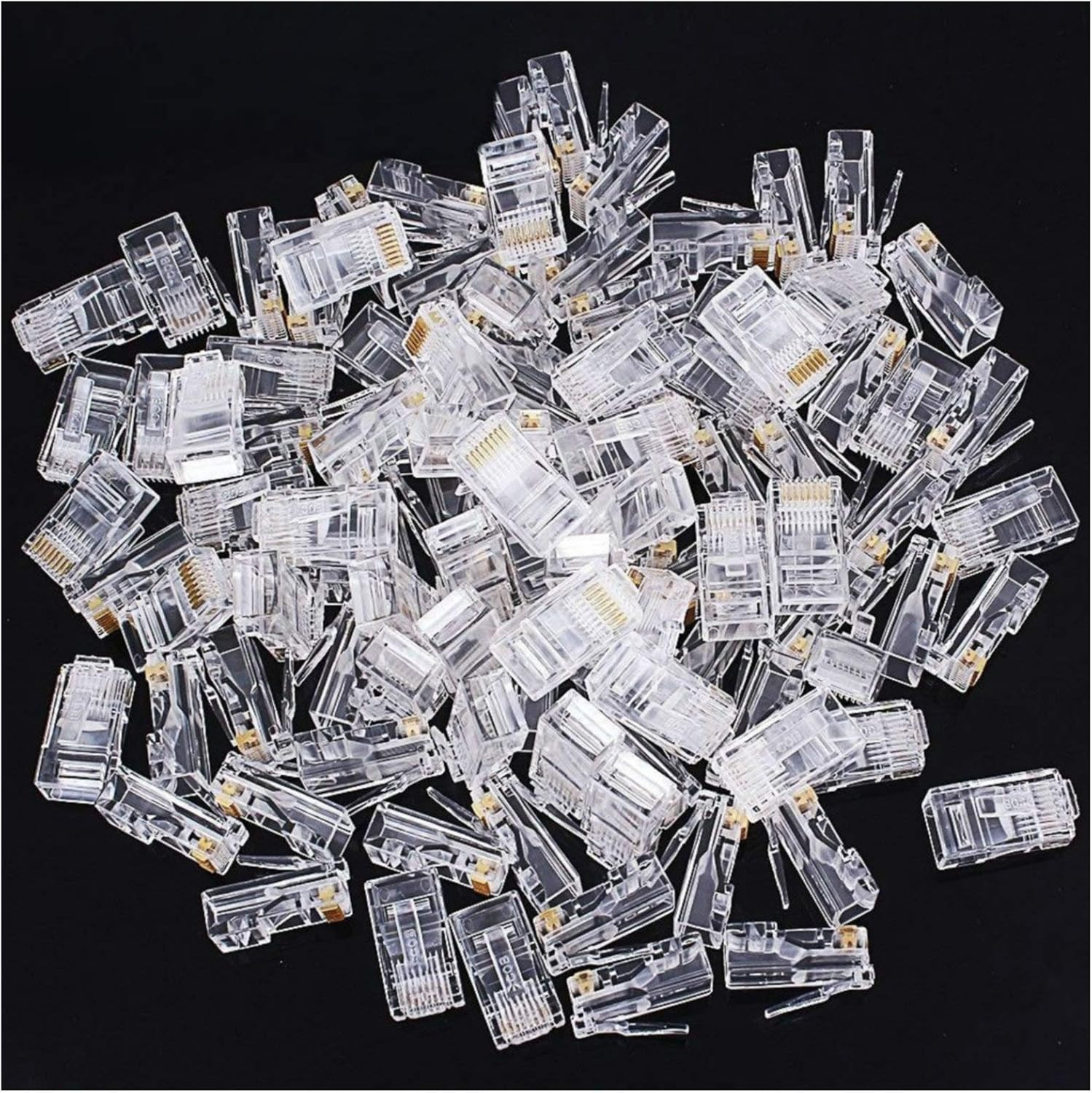 1000 Pcs Cat5 RJ-45 Ends, Cat5 Connector, RJ45 Connector, Ethernet Cable Crimp C