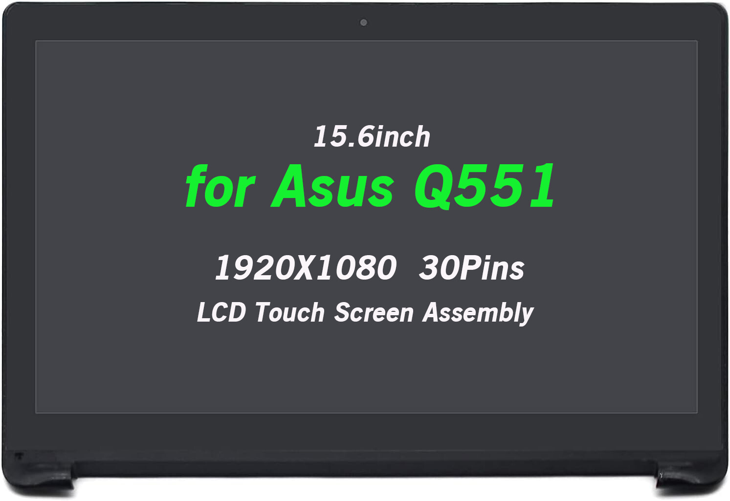 For Asus Q551 Q551L Q551LN-BBI706 LCD Touch Screen W/ Bezel 15.6in FP-TPAY15611