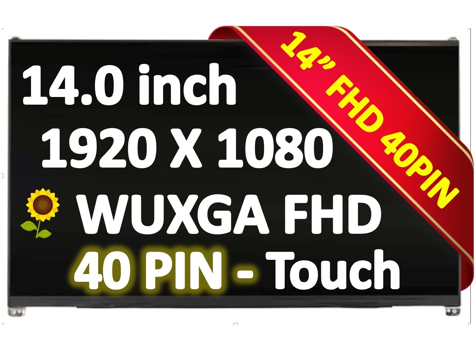 New Dell DP/N 0RDT53 RDT53 14" WUXGA FHD Touch Laptop LCD LED Screen Replacement