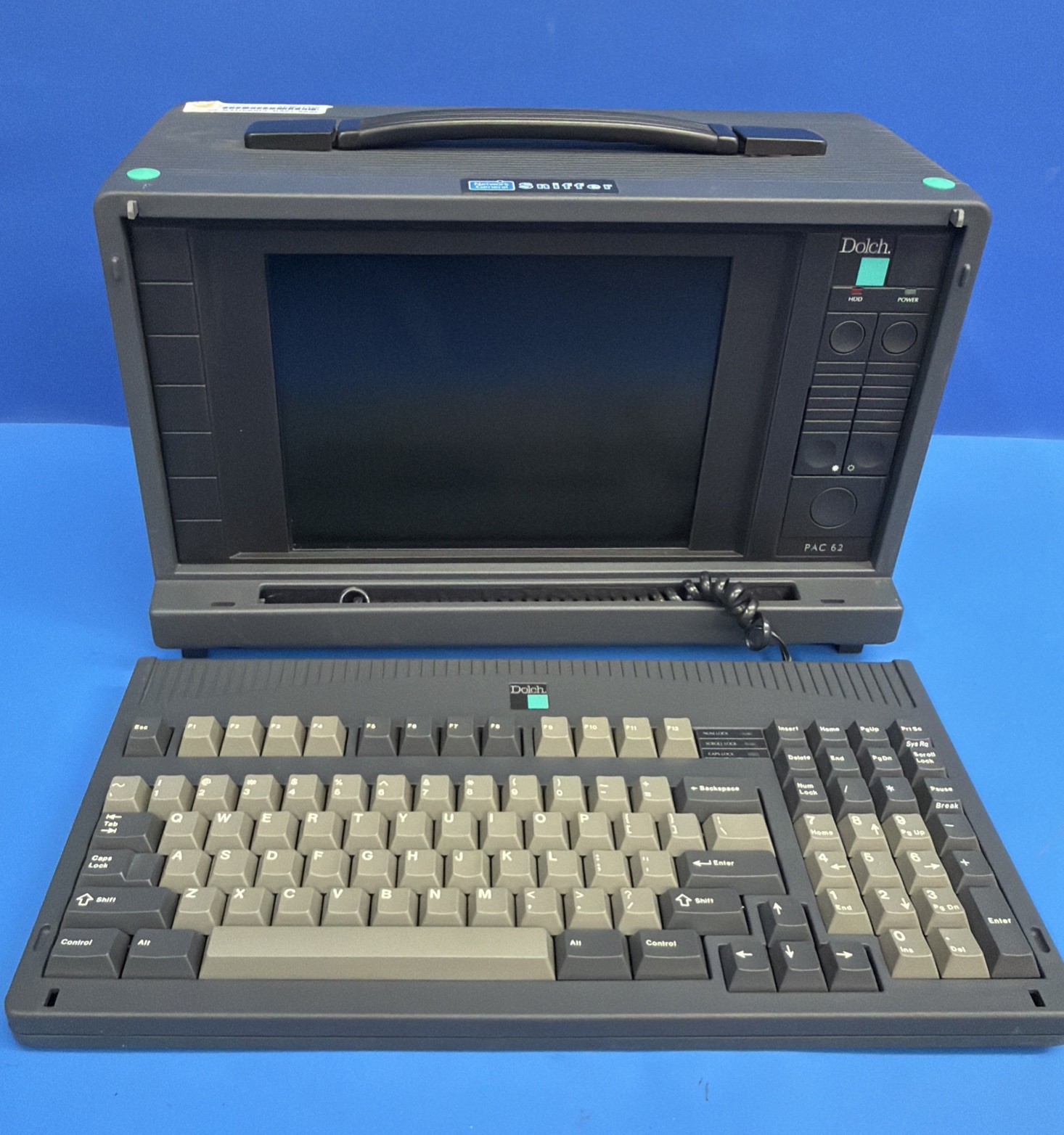 Dolch PAC 62 Vintage Portable Computer w/ Keyboard – DOES NOT POWER ON
