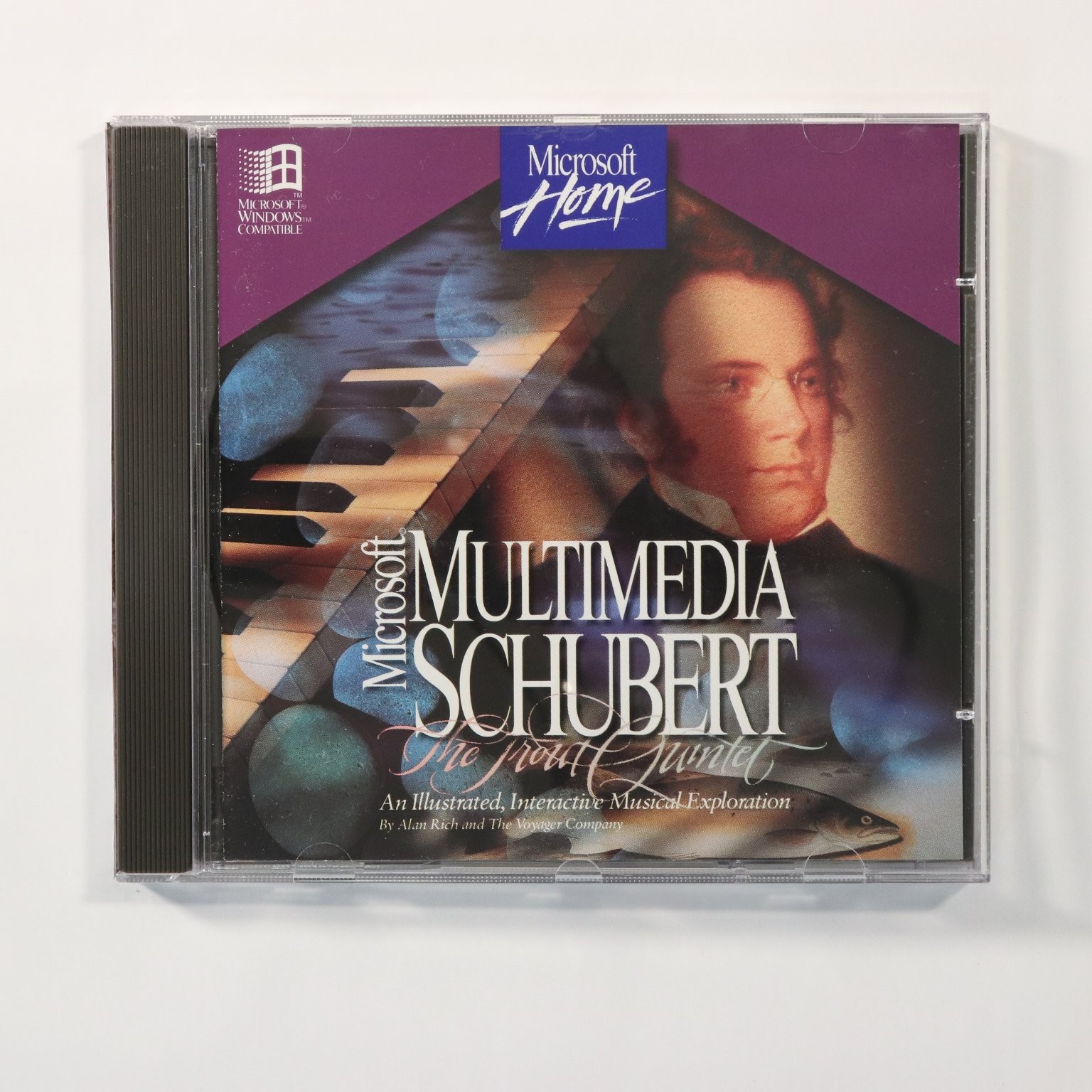 Microsoft Multimedia Schubert The Trout Quintet CD-ROM for Windows PC VTG 1993