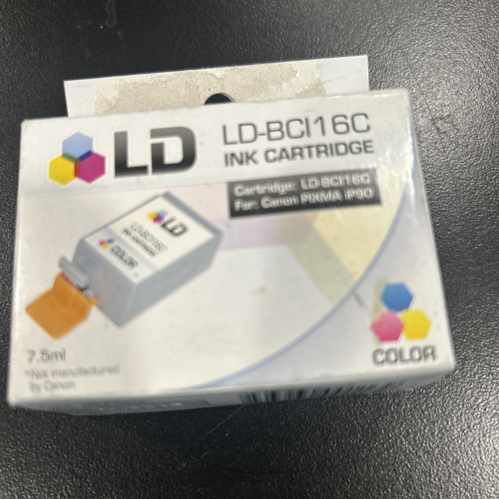 1 New Color Ink Cartridge LD-BCI15C LD-BCI16C Compatible W/CANON Pixma IP90 Expd