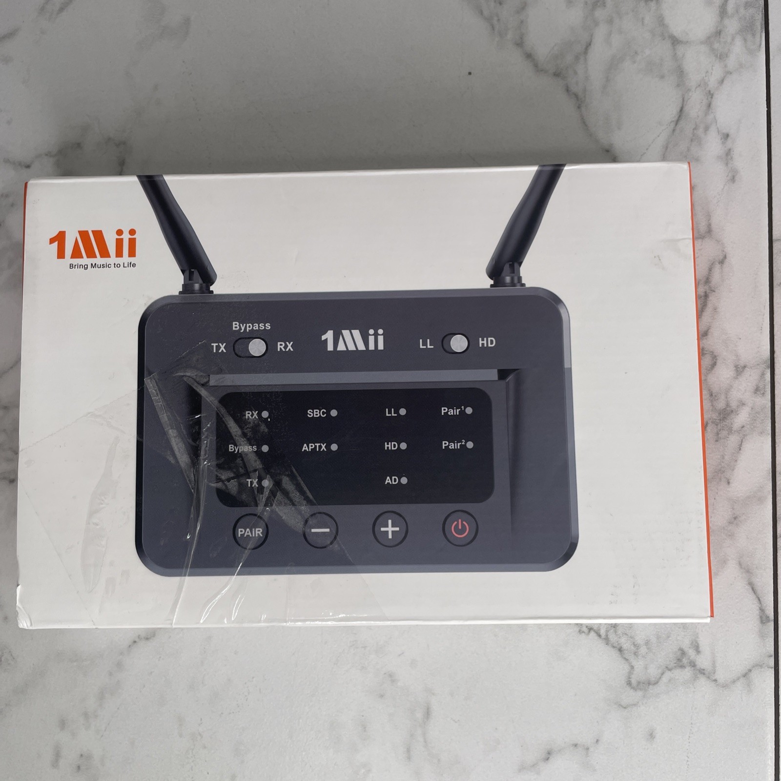 1Mii B03 Pro Bluetooth 5.3 Transmitter Receiver AptX HD LL Optical RCA AUX B12