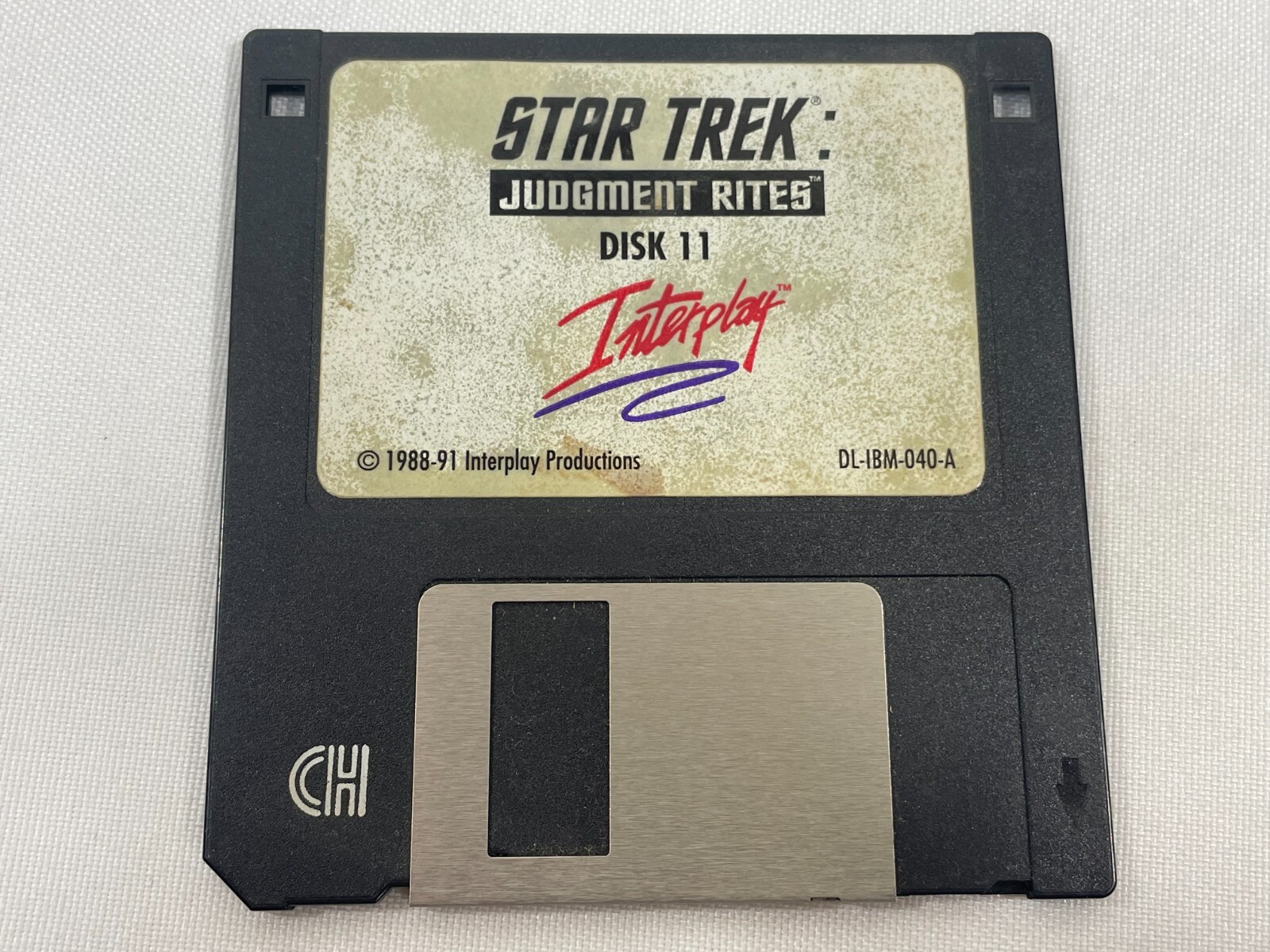 Vintage 1991 Star Trek: Judgement Rites (DISK 11 ONLY) 3.5" Floppy IBM/PC Game