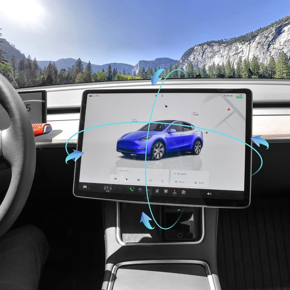 Screen Swivel Mount for Tesla Model Y 2019-2024 & Model 3 2017-2023 Left/Right