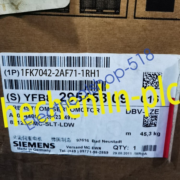 Originial New In Stock 1FK7042-2AF71-1RH1 Servo Motor With Box DHL/FedEx
