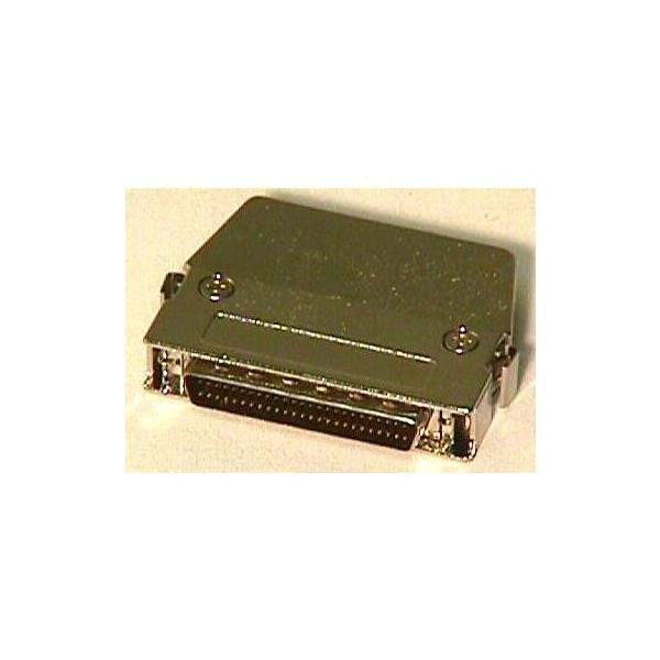 Single Ended Active Terminator SCSI II HPDB50 Half Pitch DB50 EMI Shielded Male