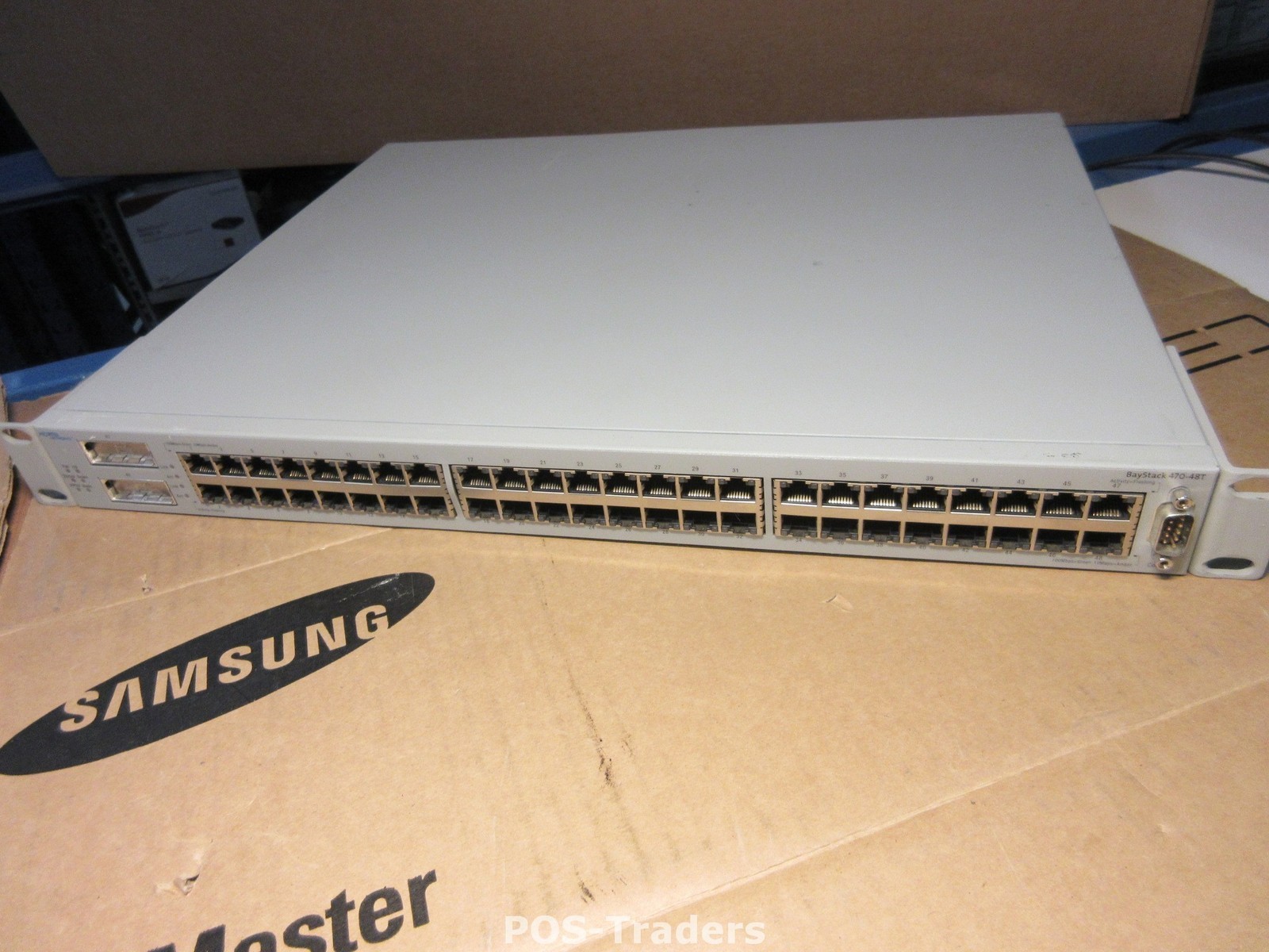 Avaya 470-48T Nortel BayStack 48-Port 10/100 RJ-45 Ports + 2x GBIC Ports Switch