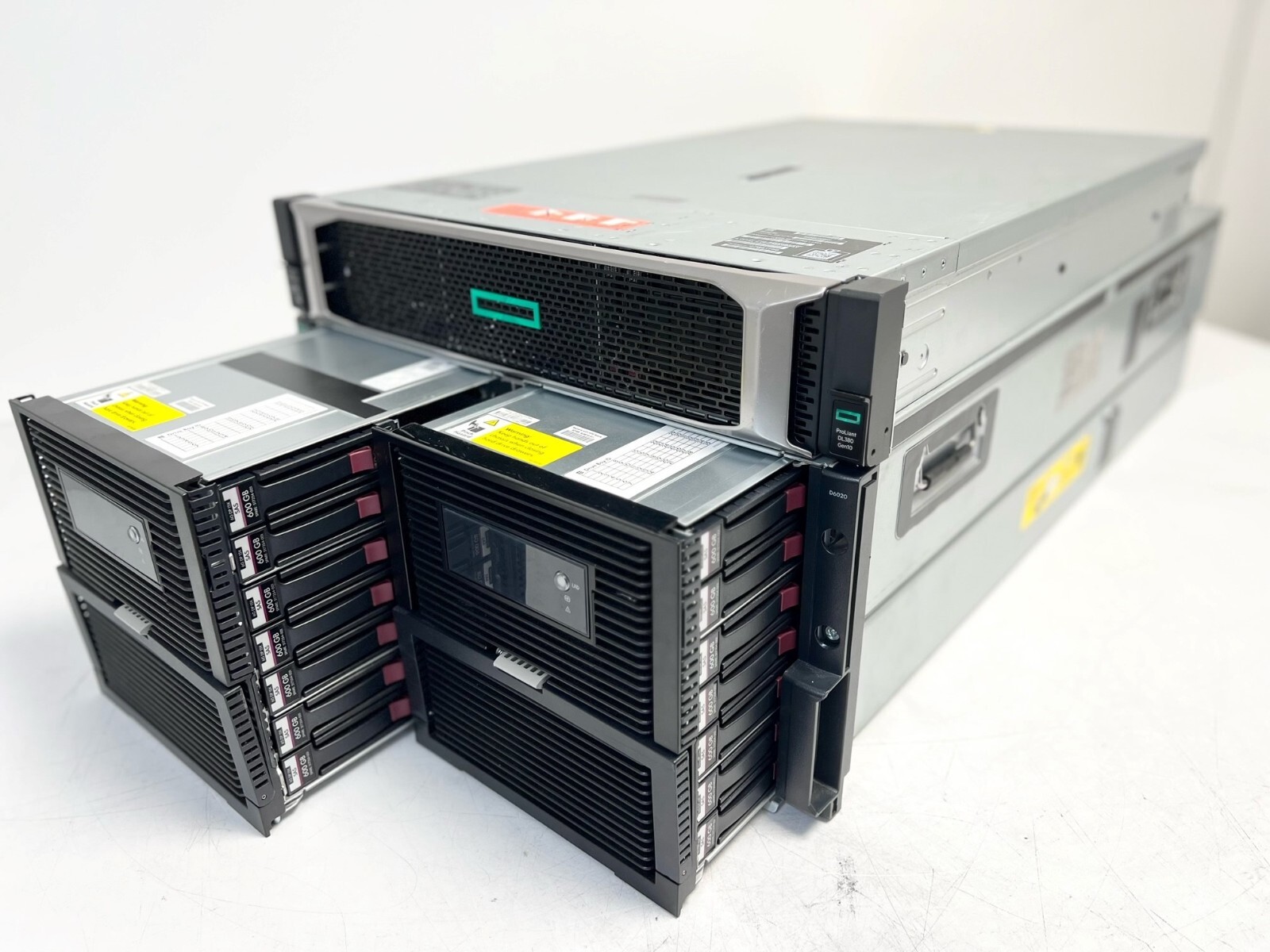 HPE DL380 Gen10 & D6020 | 16 Core 3.3GHz | 420TB SAS DAS Backup Storage Solution